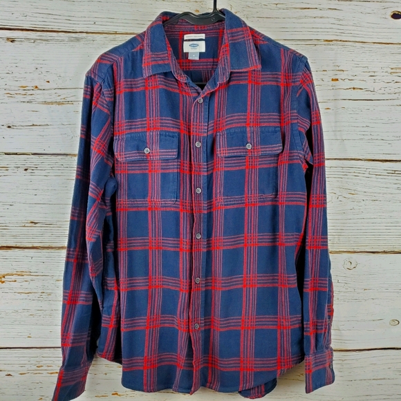 Old Navy Other - Old Navy Plaid Flannel Button Down Shirt
